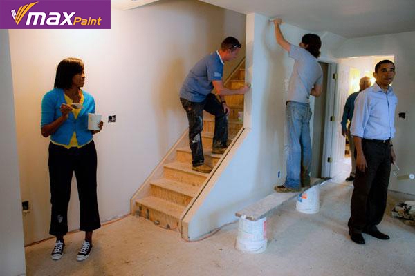 Quy trình thi công sơn nội thất